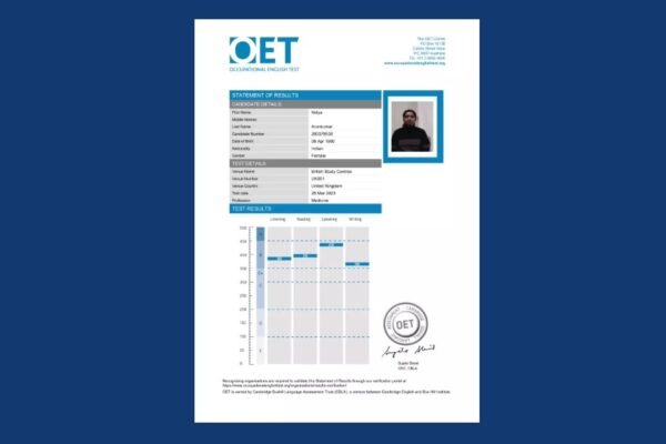 Buy OET Certificate Online Without Exams